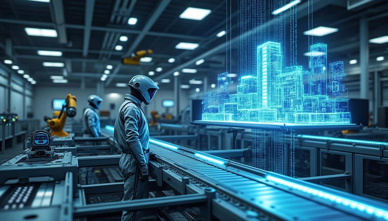 découvrez comment dassault systèmes et siemens innovent dans l'industrie 4.0 grâce à la technologie du jumeau numérique, révolutionnant la conception et la production industrielle.