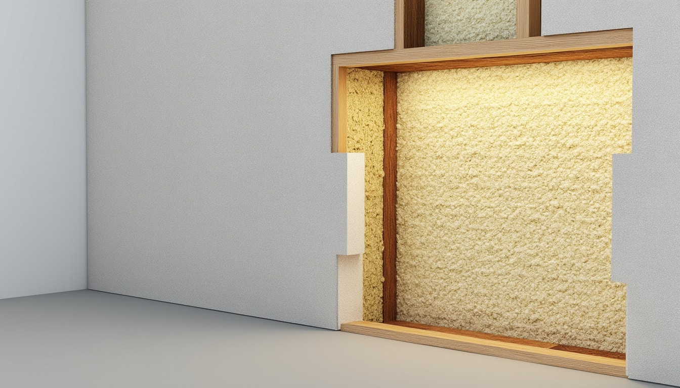 découvrez comment l'intégration de laine de roche améliore l'isolation phonique des cloisons intérieures en absorbant efficacement les bruits pour un confort acoustique optimal.