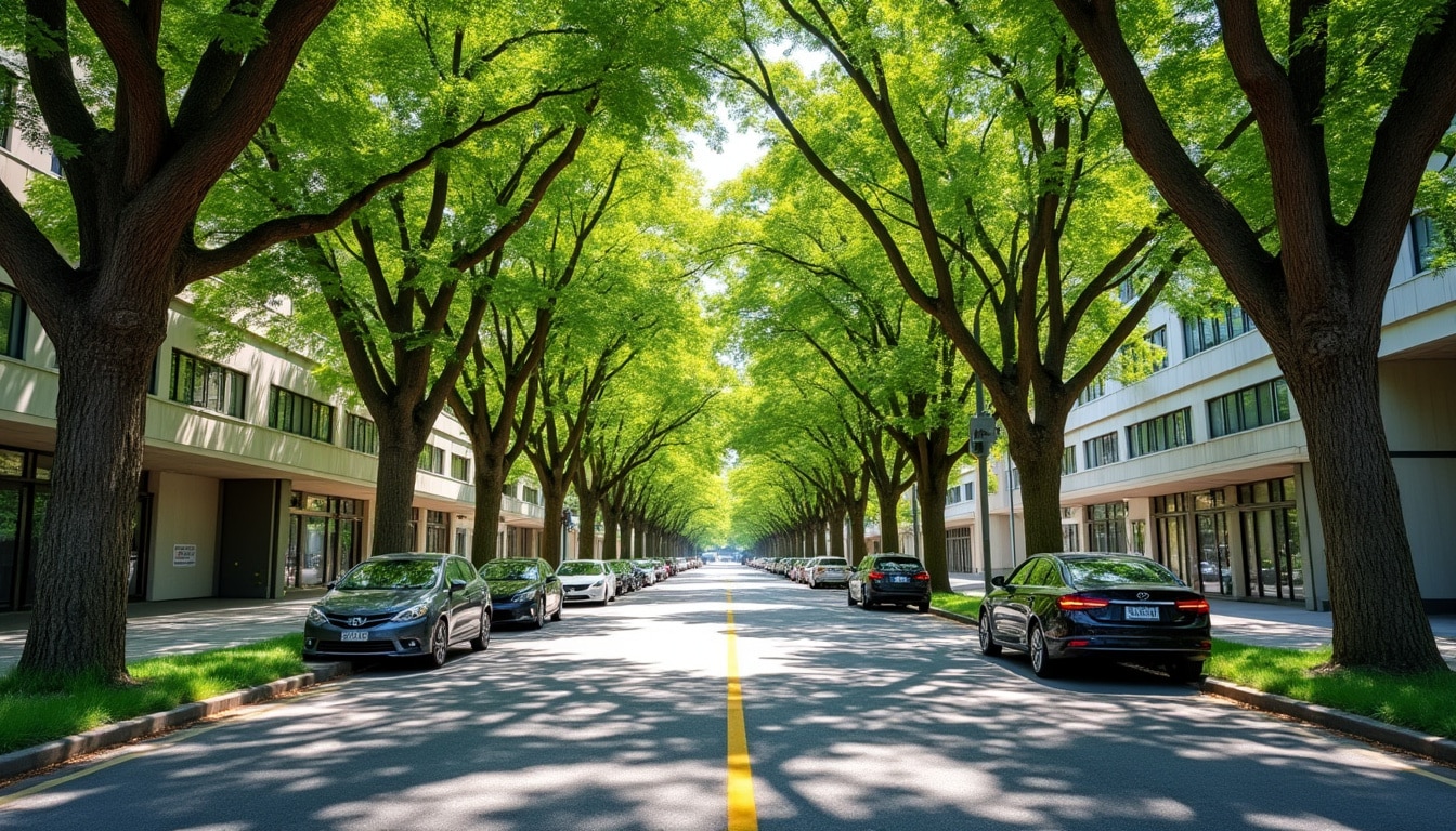 découvrez comment la préservation des arbres d'alignement centenaires contribue à la régulation du microclimat urbain en apportant fraîcheur et bien-être en milieu citadin.