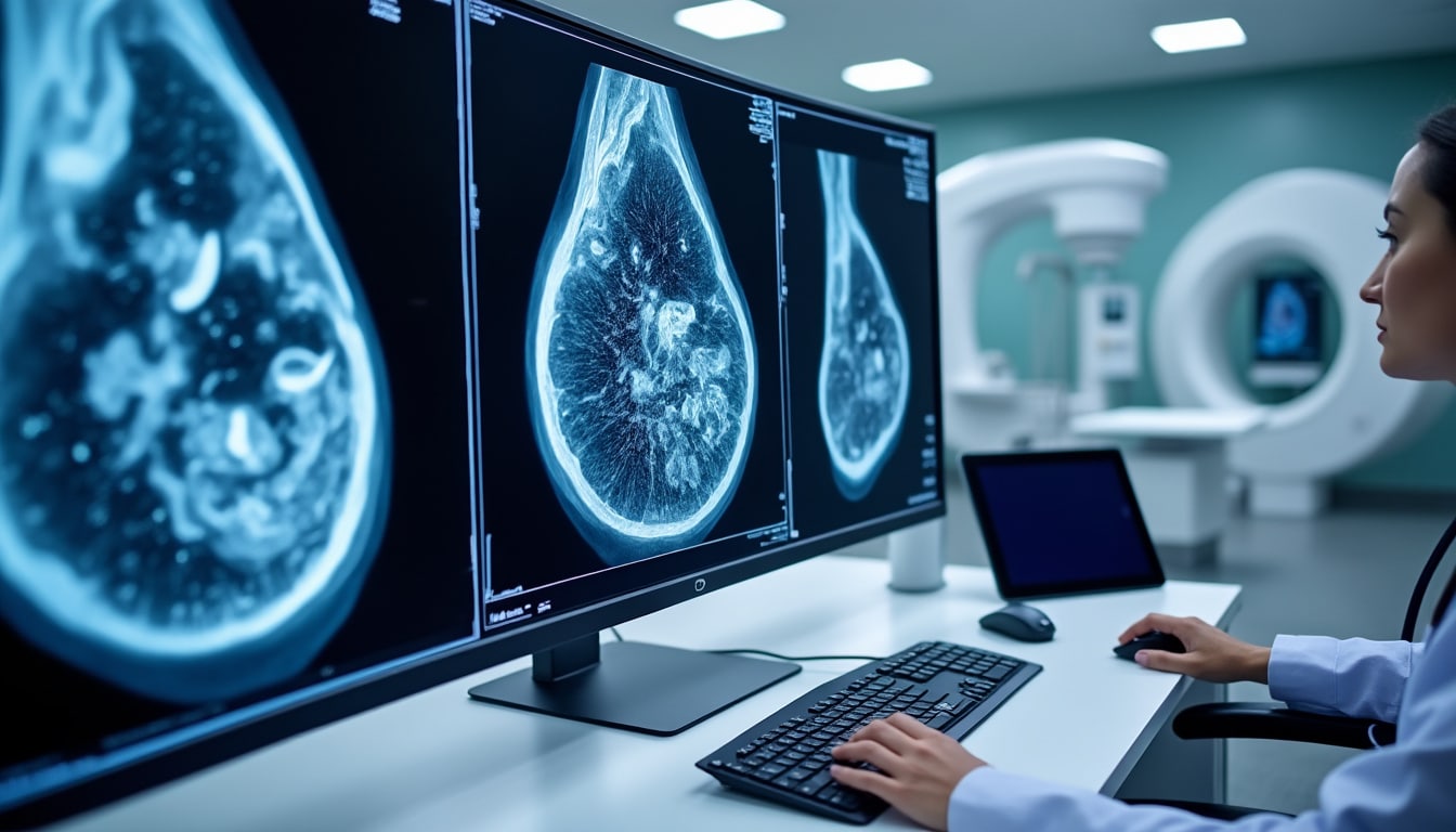 découvrez l'importance de la détection précoce du cancer du sein grâce à l'analyse radiologique approfondie des mammographies de dépistage pour un diagnostic fiable et rapide.
