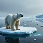 la fonte accélérée de la banquise estivale menace les efforts visant à freiner le déclin de l’ours polaire et fragilise son habitat.